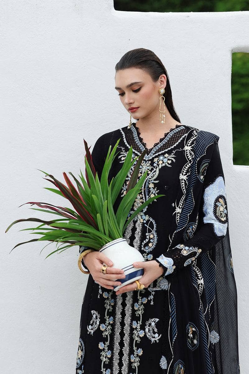 Qalamkar Winter Pakistani Suits Qalamkar Q Line Linen 25/Zyra/KL 09