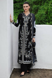 Qalamkar Winter Pakistani Suits Qalamkar Q Line Linen 25/Zyra/KL 09