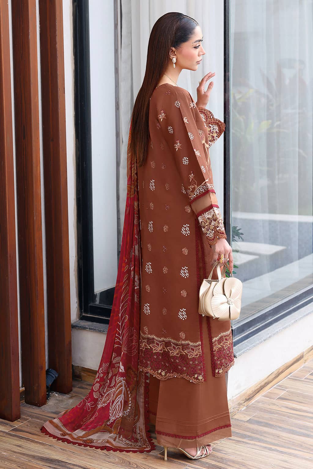 Ramsha Andaz Lawn 26/Z1401/Chiffon Dupatta