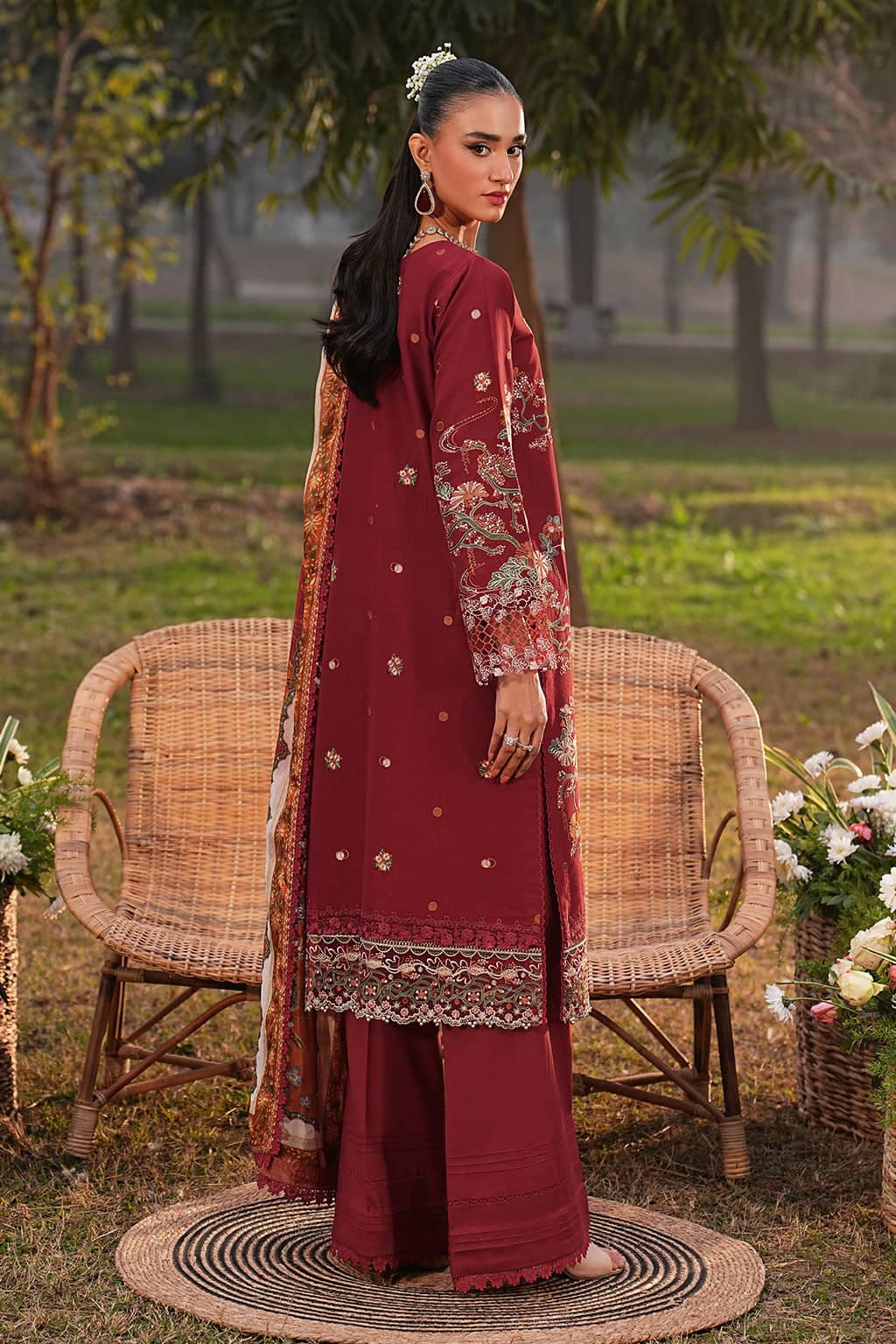 Ramsha Ghazal Lawn 26/G 605/Silk Dupatta