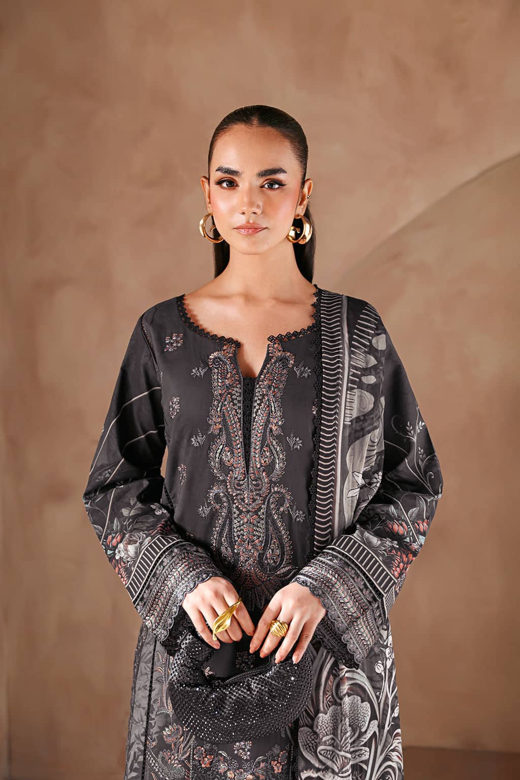 Mashaal Lawn by Ramsha Vol 15/Chiffon Dupatta L-1506