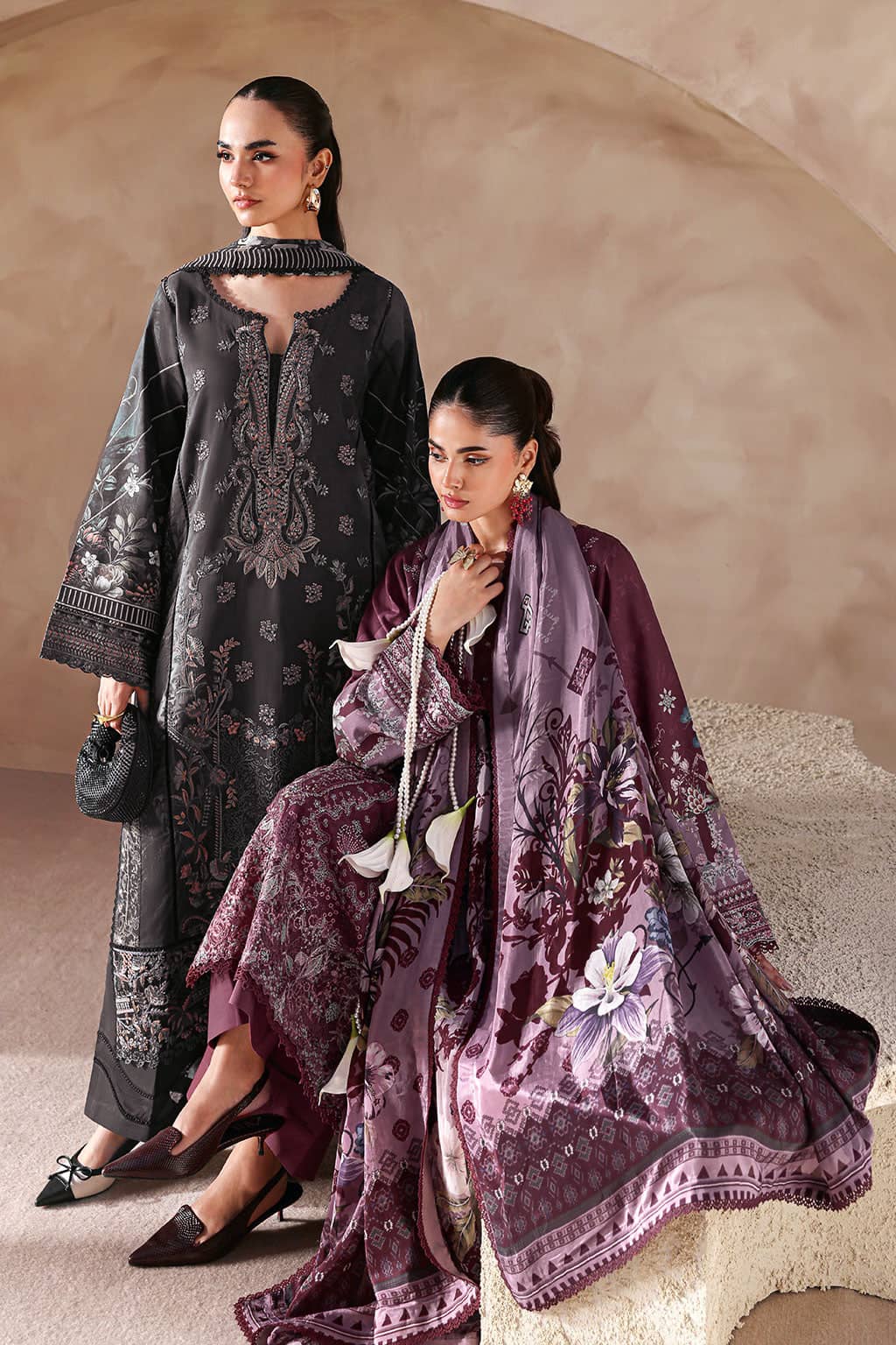 Mashaal Lawn by Ramsha Vol 15/Chiffon Dupatta L-1507