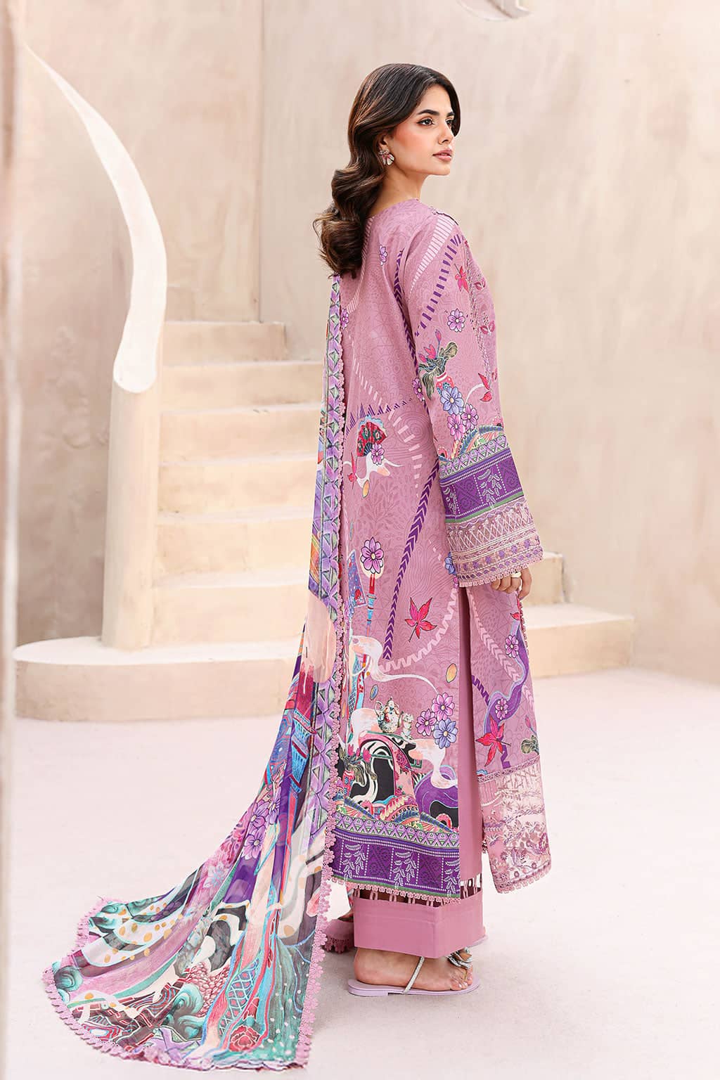 Mashaal Lawn by Ramsha Vol 15/Chiffon Dupatta L-1508