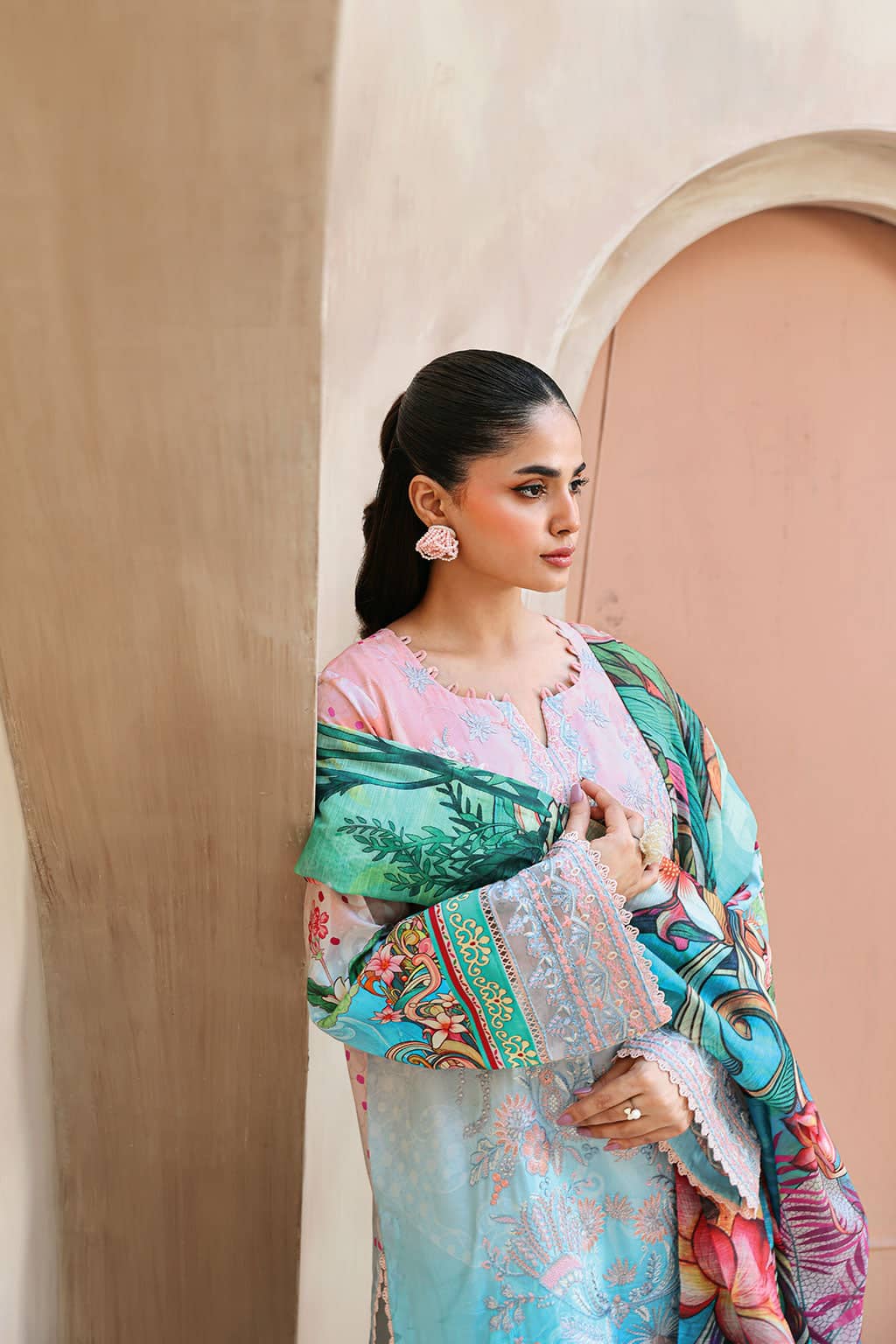 Mashaal Lawn by Ramsha Vol 15/Munark Dupatta L-1510