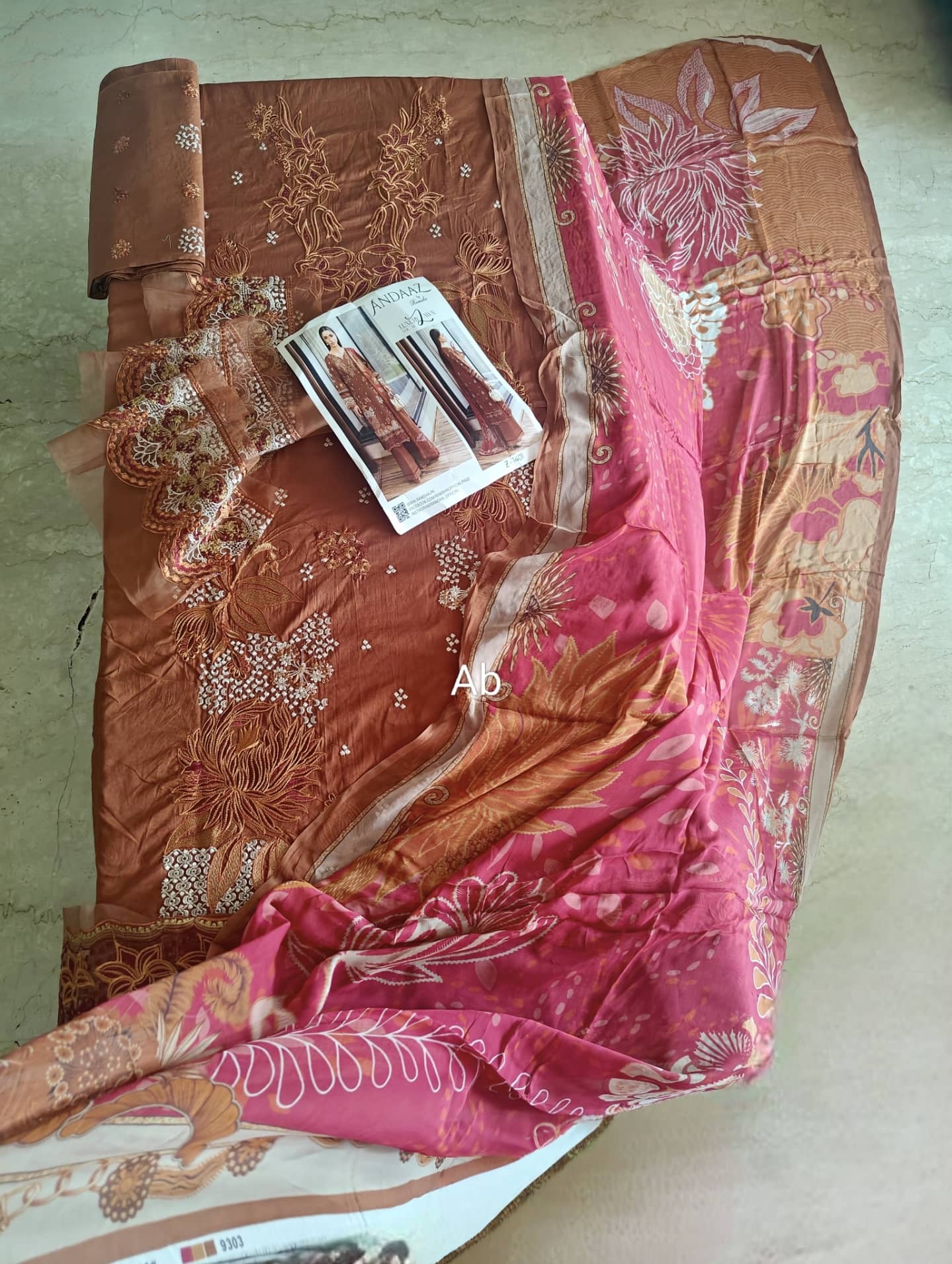 Sale‼️Open Pic/Ramsha Andaz Lawn 26/Z1401/Chiffon Dupatta
