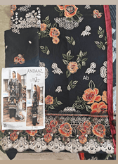 Sale‼️Open Pic/Ramsha Andaz Lawn 26/Z1403/Silk Dupatta