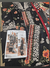 Sale‼️Open Pic/Ramsha Andaz Lawn 26/Z1403/Silk Dupatta
