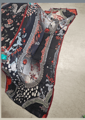 Sale‼️Open Pic/Ramsha Andaz Lawn 26/Z1403/Silk Dupatta