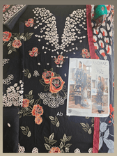Sale‼️Open Pic/Ramsha Andaz Lawn 26/Z1403/Silk Dupatta