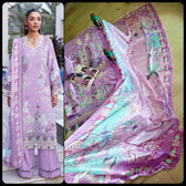 Sale‼️Open Pic/Ramsha Andaz Lawn 26/Z1407/Silk Dupatta