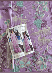 Sale‼️Open Pic/Ramsha Andaz Lawn 26/Z1407/Silk Dupatta