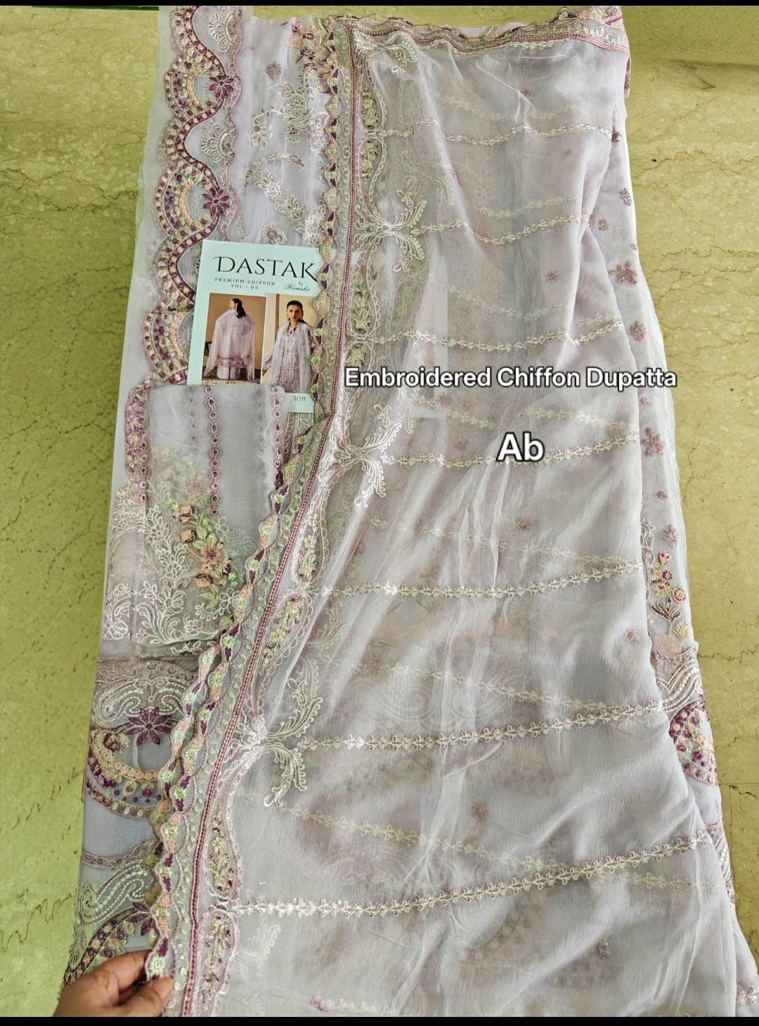 Open Pic/Ramsha Dastak Chiffon 26/Q 308
