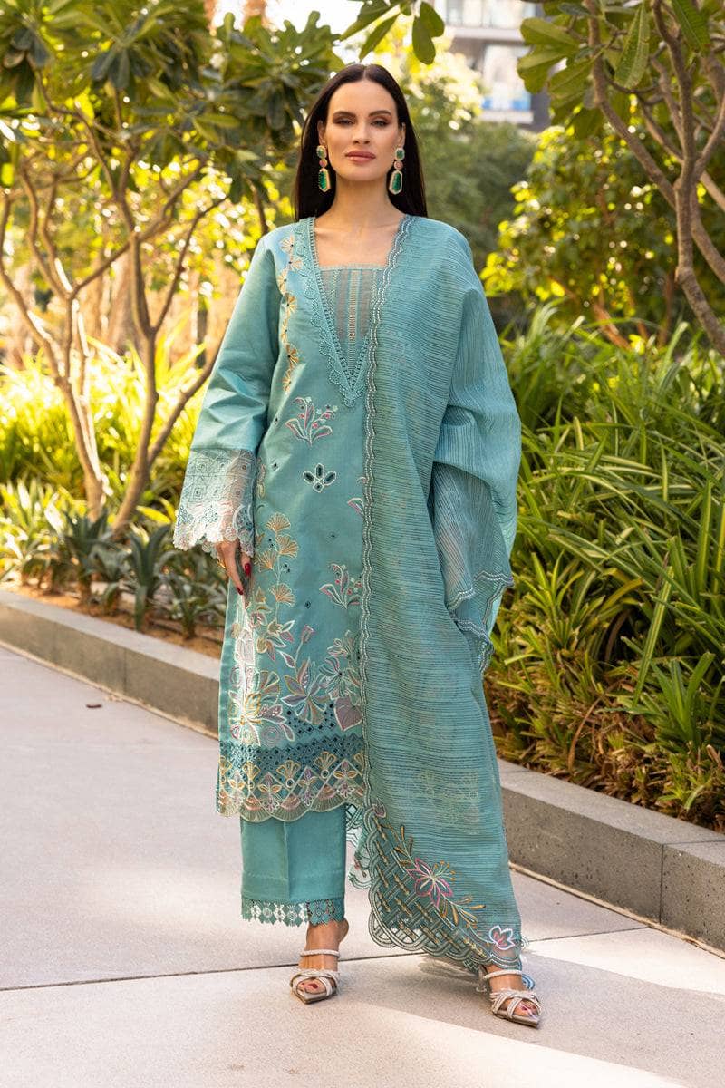 Rang Rasiya Carnation Lawn Pakistani Suits Rang Rasiya Carnation Lawn/Ariana/Sage Green