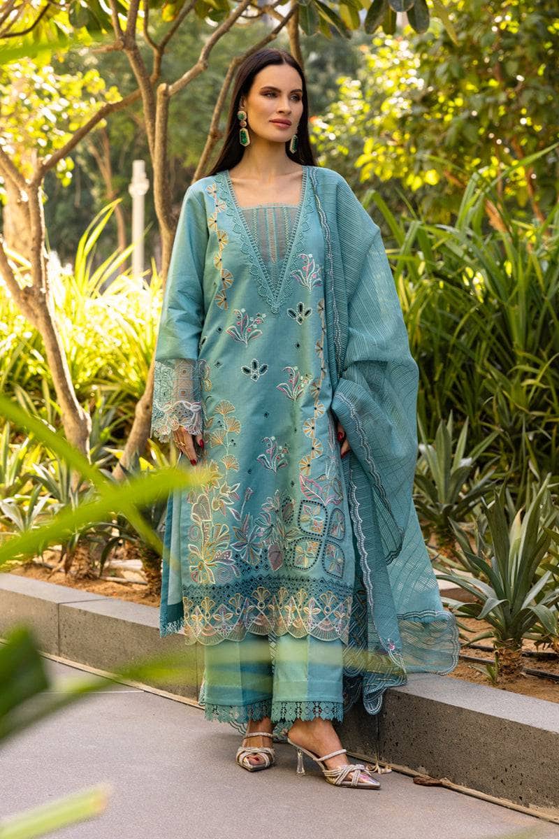 Rang Rasiya Carnation Lawn Pakistani Suits Rang Rasiya Carnation Lawn/Ariana/Sage Green