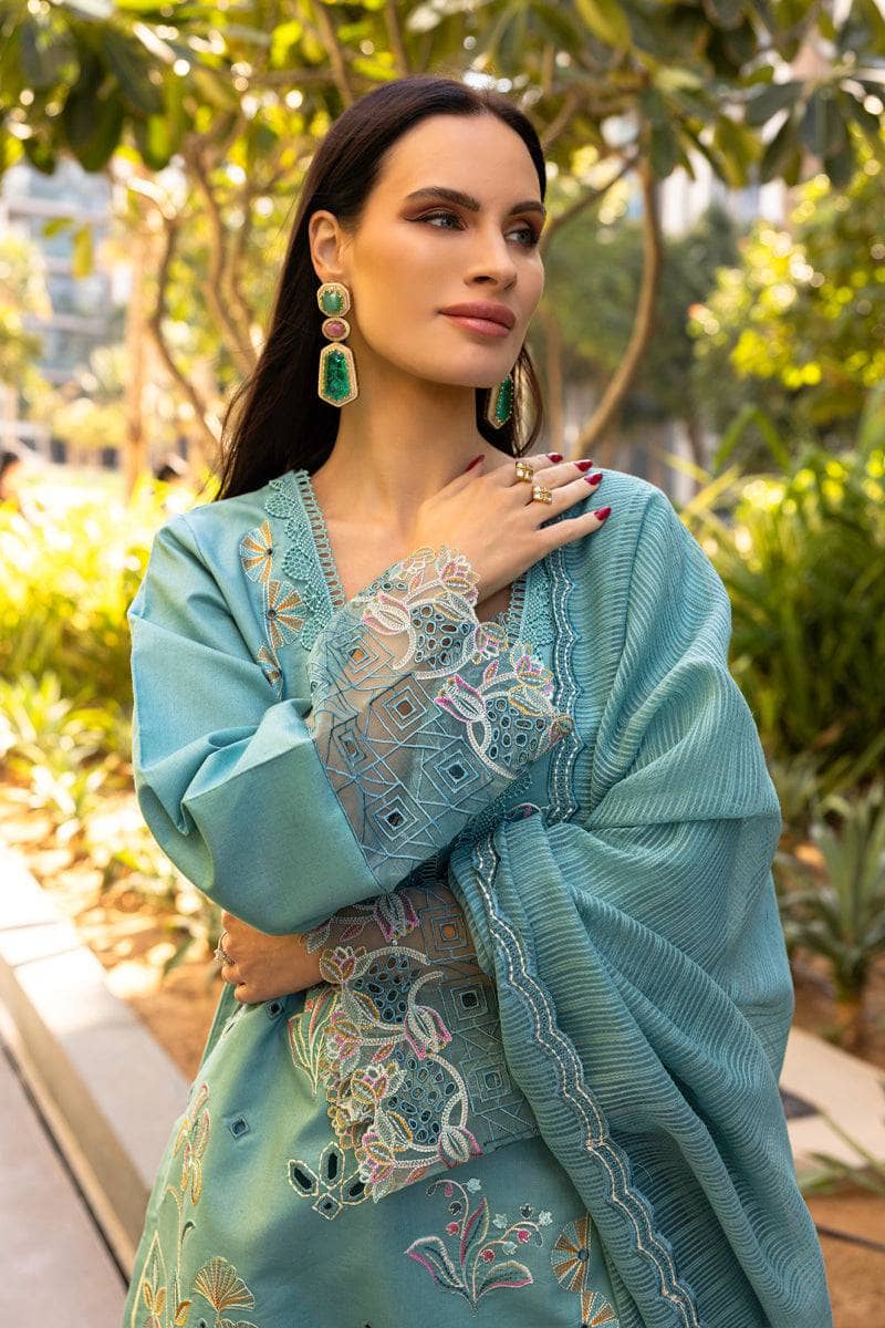 Rang Rasiya Carnation Lawn Pakistani Suits Rang Rasiya Carnation Lawn/Ariana/Sage Green
