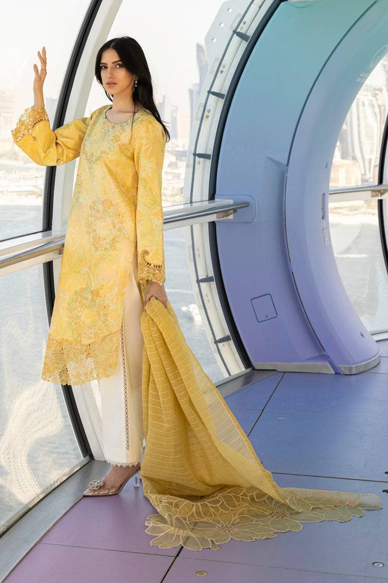 Rang Rasiya Carnation Lawn Pakistani Suits Rang Rasiya Carnation Lawn/Liana/Yellow