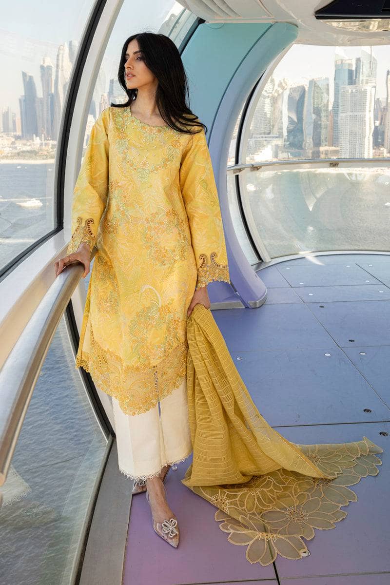 Rang Rasiya Carnation Lawn/Liana/Yellow