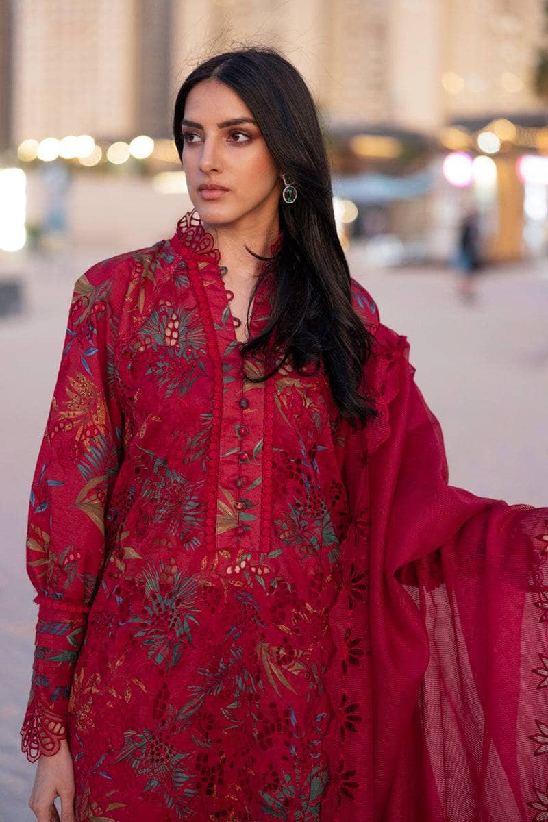 Rang Rasiya Carnation Lawn Pakistani Suits Rang Rasiya Carnation Lawn/Scarlet/Red