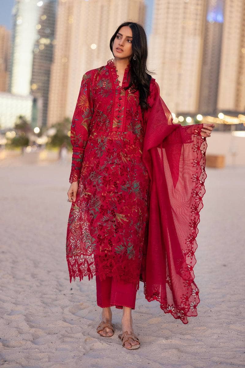Rang Rasiya Carnation Lawn Pakistani Suits Rang Rasiya Carnation Lawn/Scarlet/Red