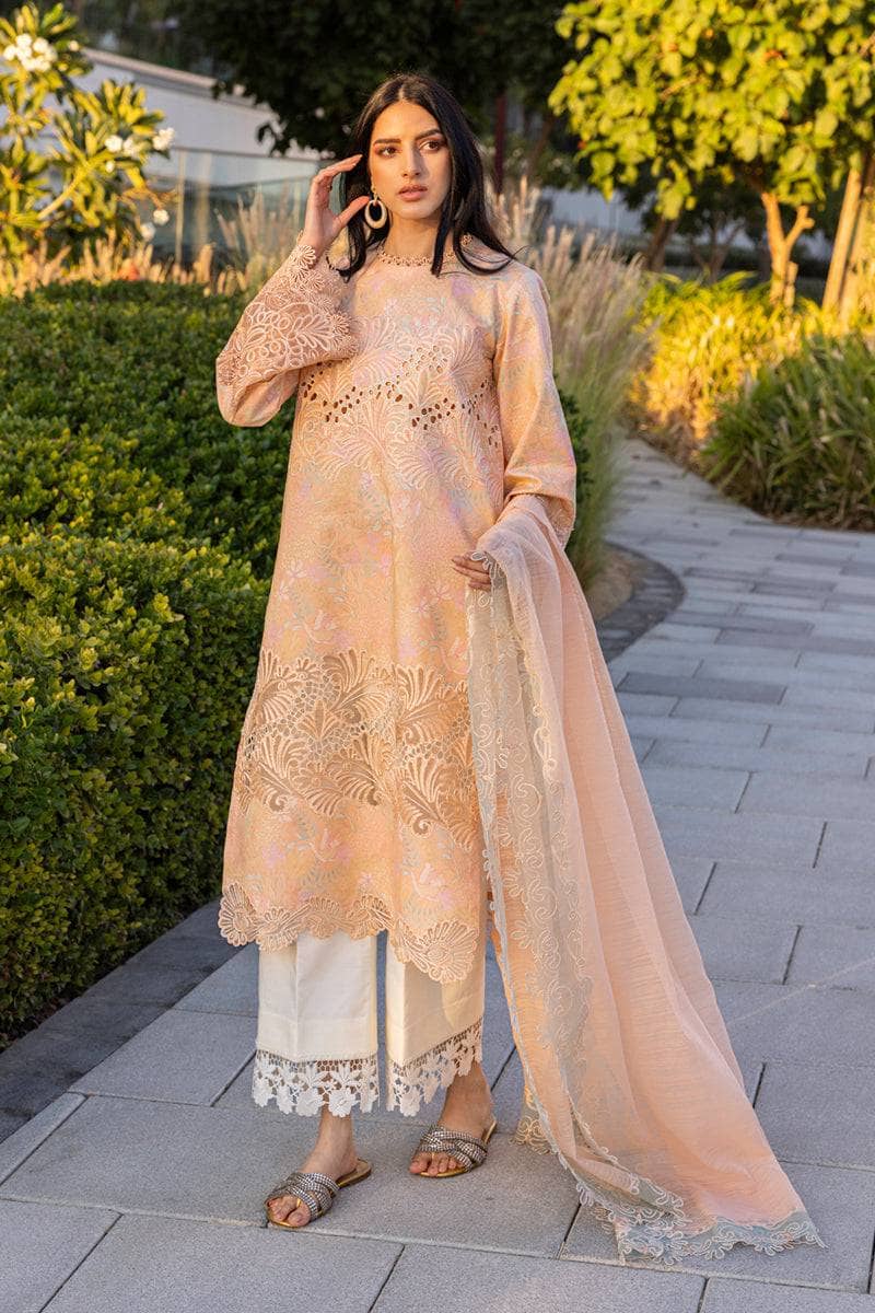 Rang Rasiya Carnation Lawn Pakistani Suits Rang Rasiya Carnation Lawn/Zinnia/Peach