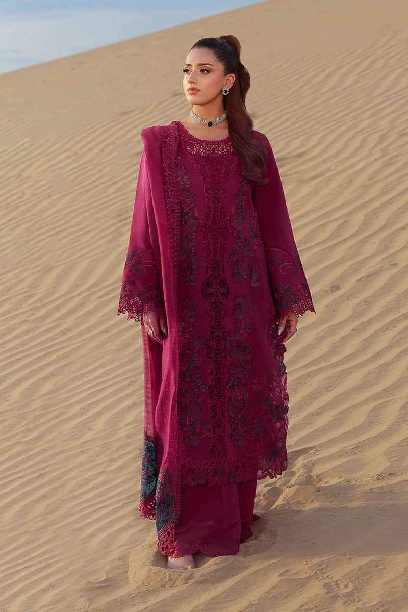 Restocked/Rang Rasiya Premium 26/Zara/Deep Magenta