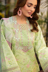 Restocked/Rang Rasiya Lifestyle 25/Parrot Green/Rosemary
