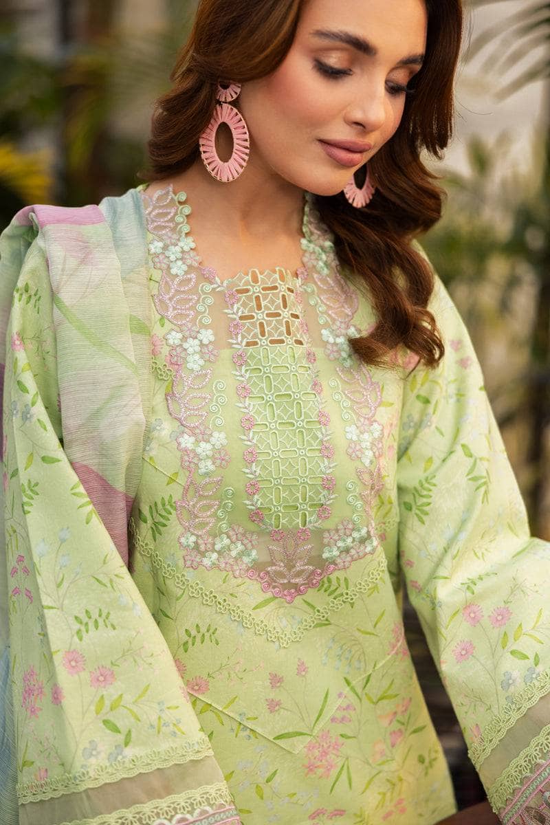 Restocked/Rang Rasiya Lifestyle 25/Parrot Green/Rosemary