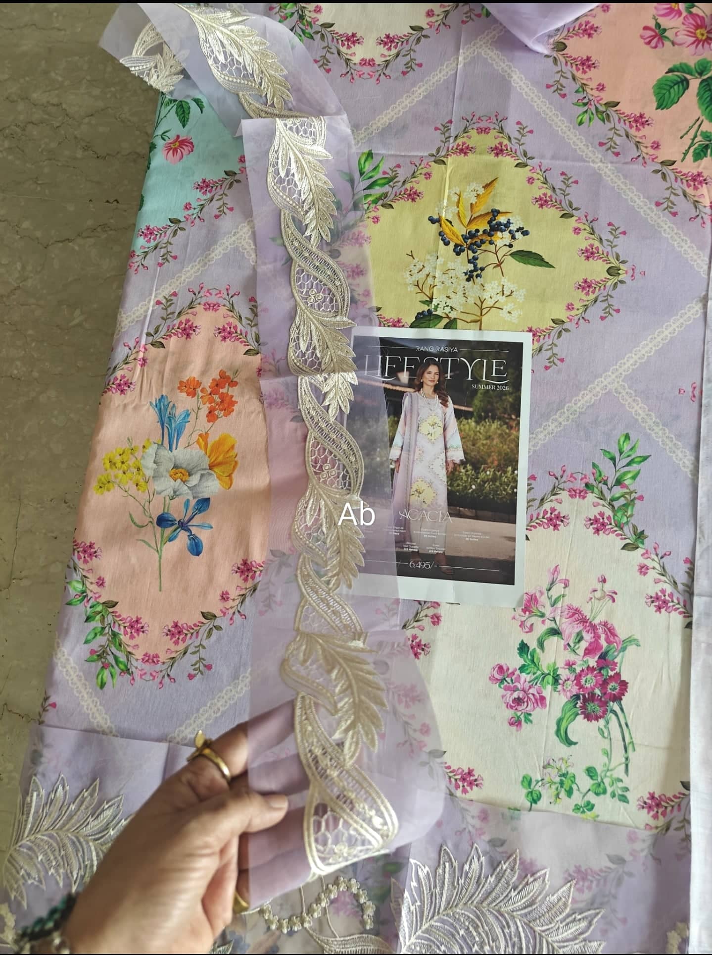 Open Pic/Rang Rasiya Lifestyle 26/Acacia/Whisper Lavender