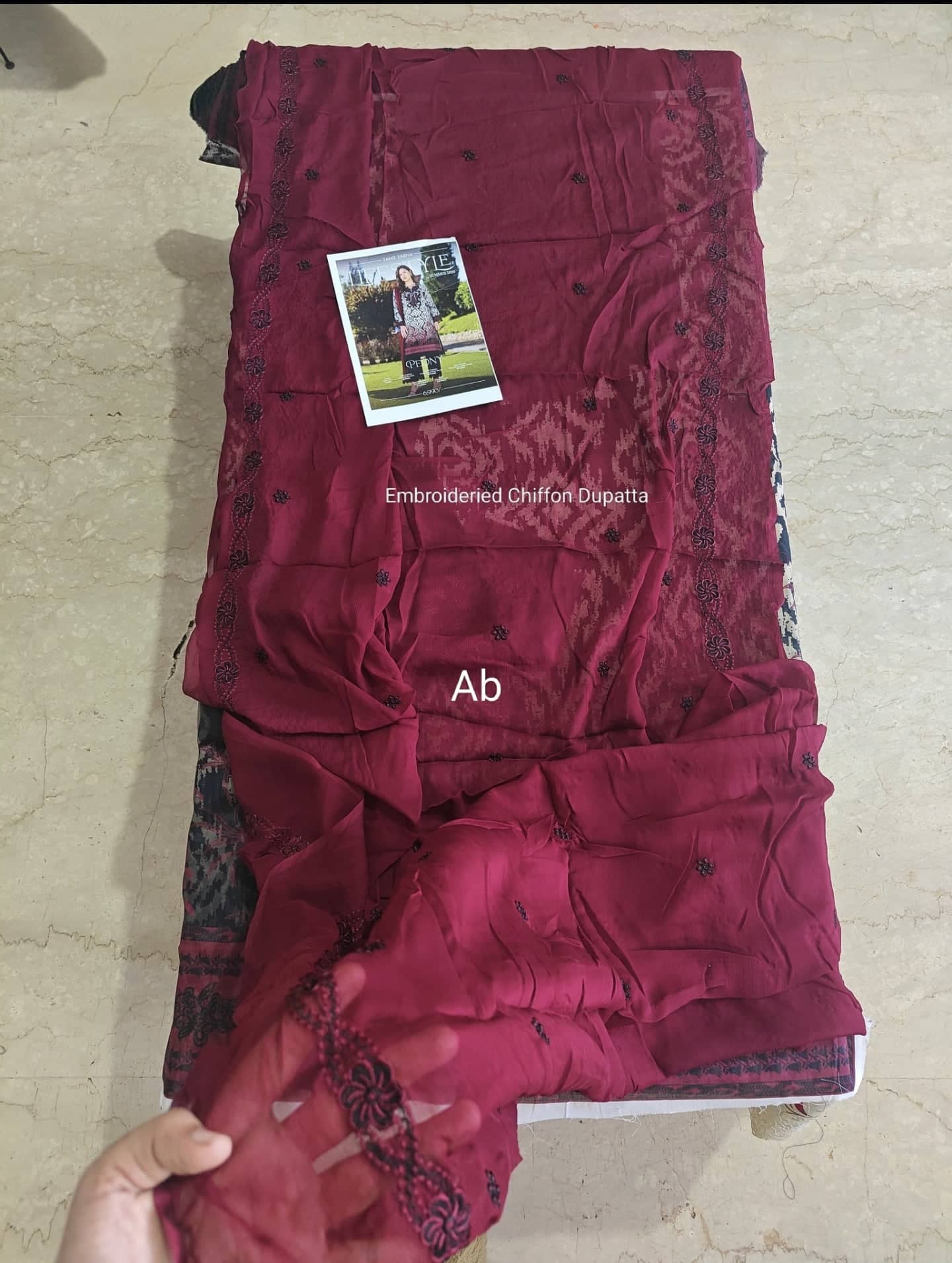 Open Pic/Rang Rasiya Lifestyle 26/Peony/Smoked Black