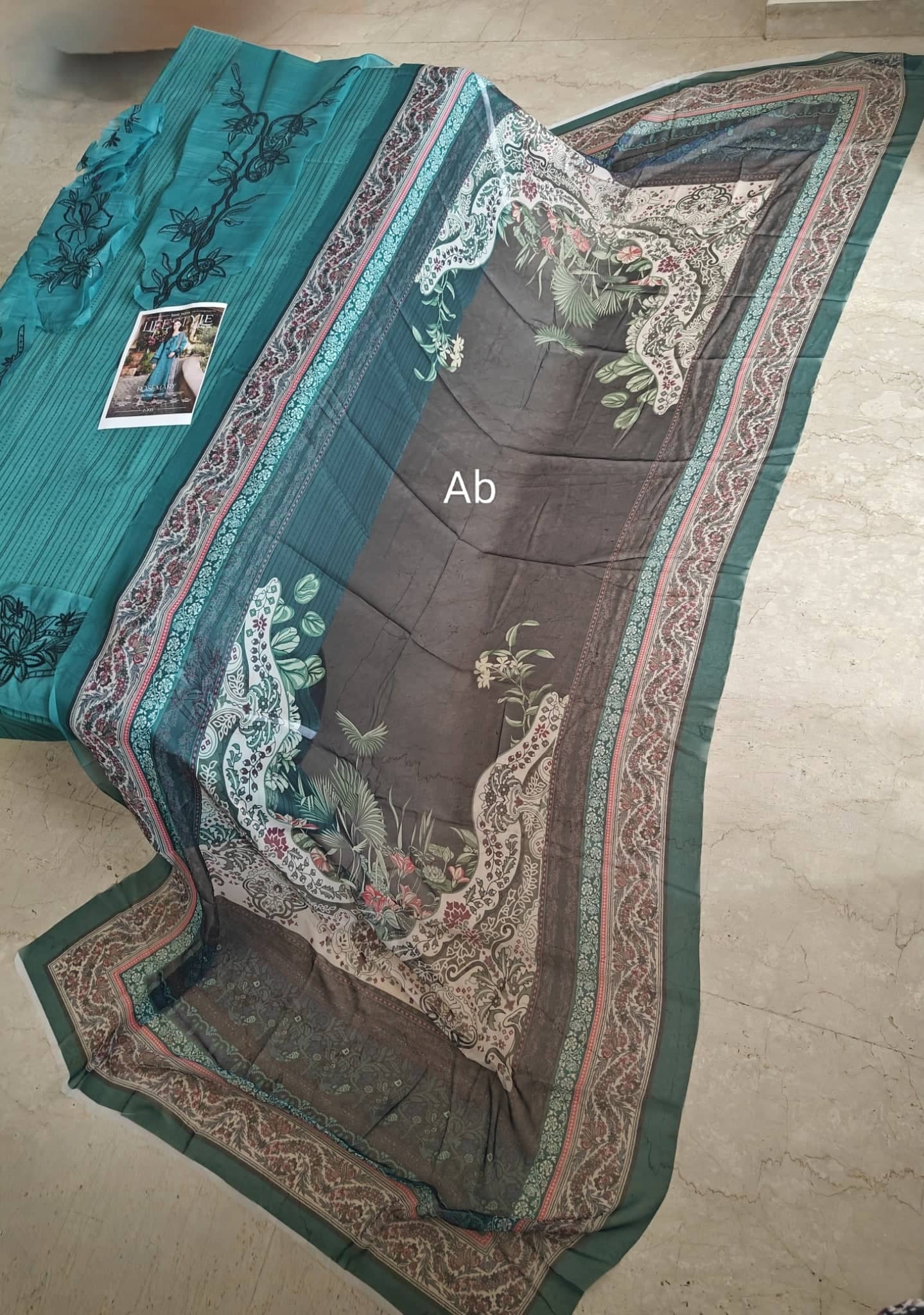 Open Pic/Rang Rasiya Lifestyle 26/Rosemary/Mystic Teal