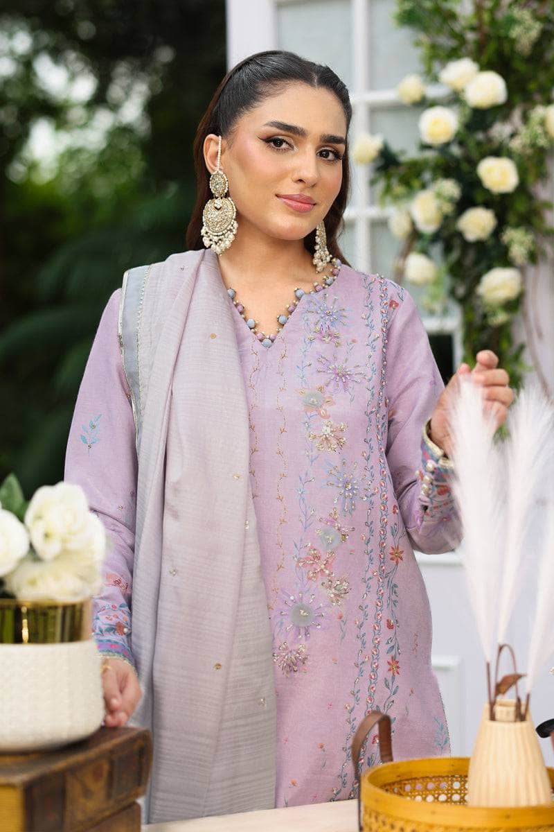 Rang Rasiya Luxe Silk/Hand Work/Irsia/Lavender