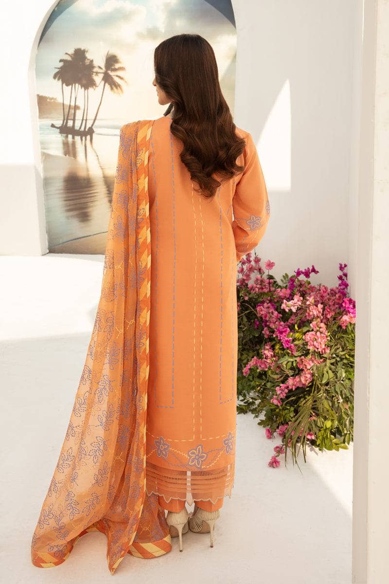 Rang Rasiya Luxury Lawn Brands Rang Rasiya Florence/Cinnamon/Orange