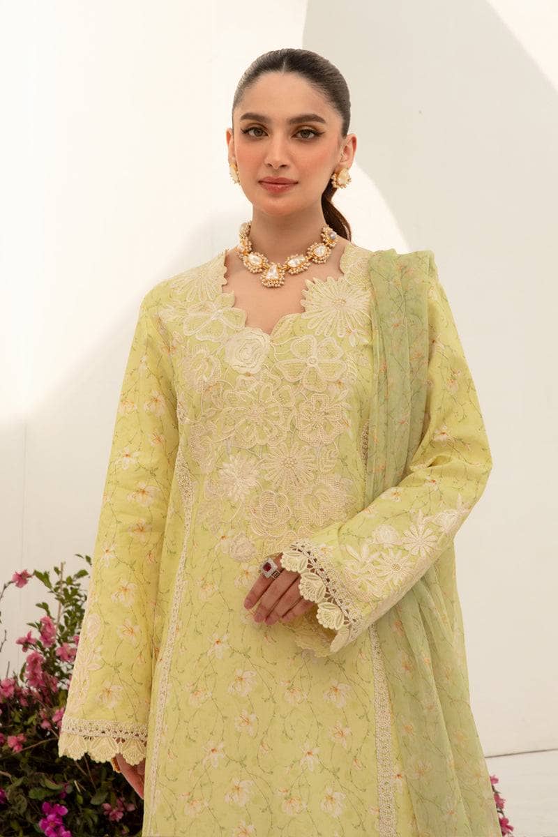 Rang Rasiya Luxury Lawn Brands Rang Rasiya Florence/Olivia/Light Yellow