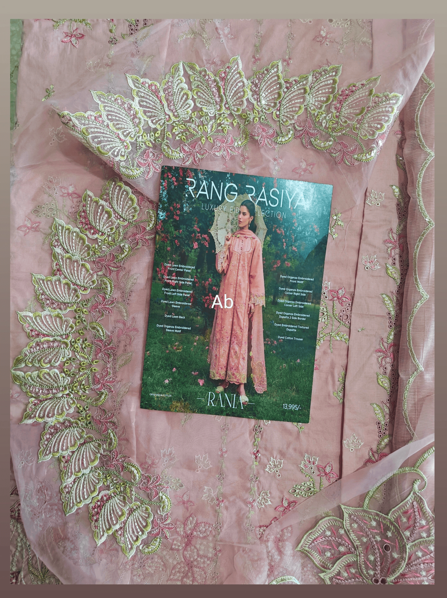 Sale‼️Open Pic/Rang Rasiya Premium 26/Vol 2/Rania/Candy Pink