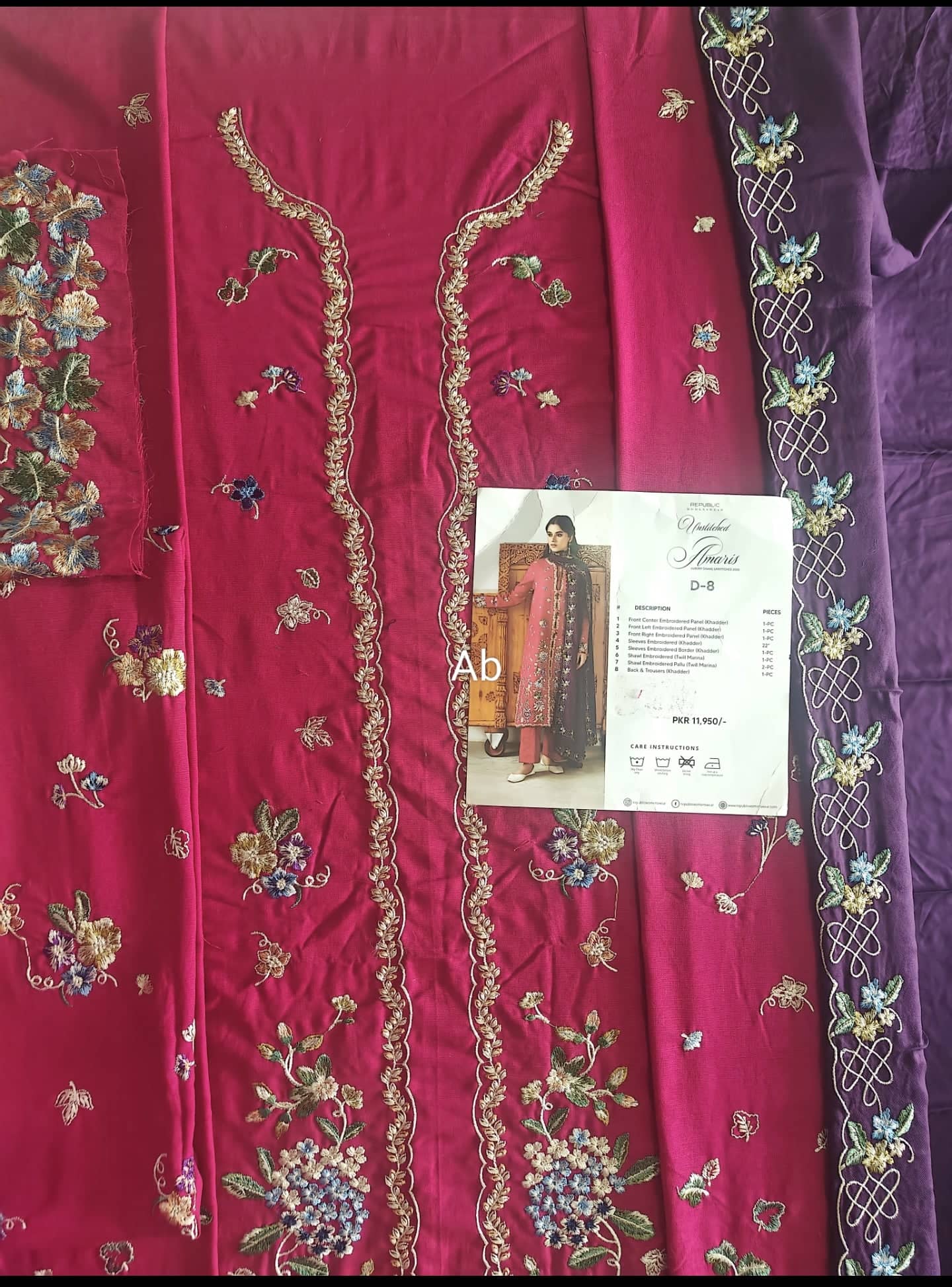 Open Pic/Republic Womens Wear Amaris/Winter/Elaria/Multi/Khaddar