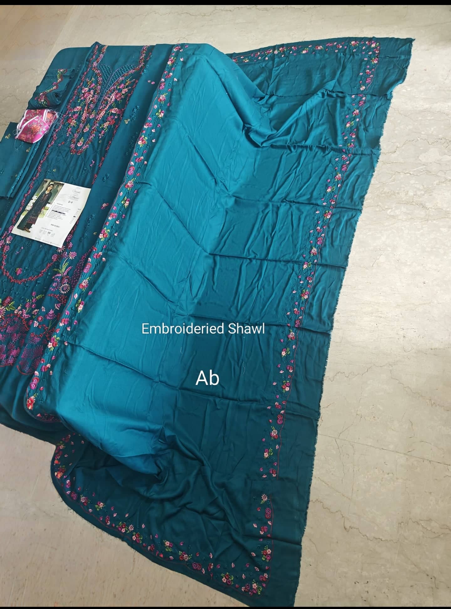 Open Pic/Republic Womens Wear Amaris/Winter/Teal/Khaddar