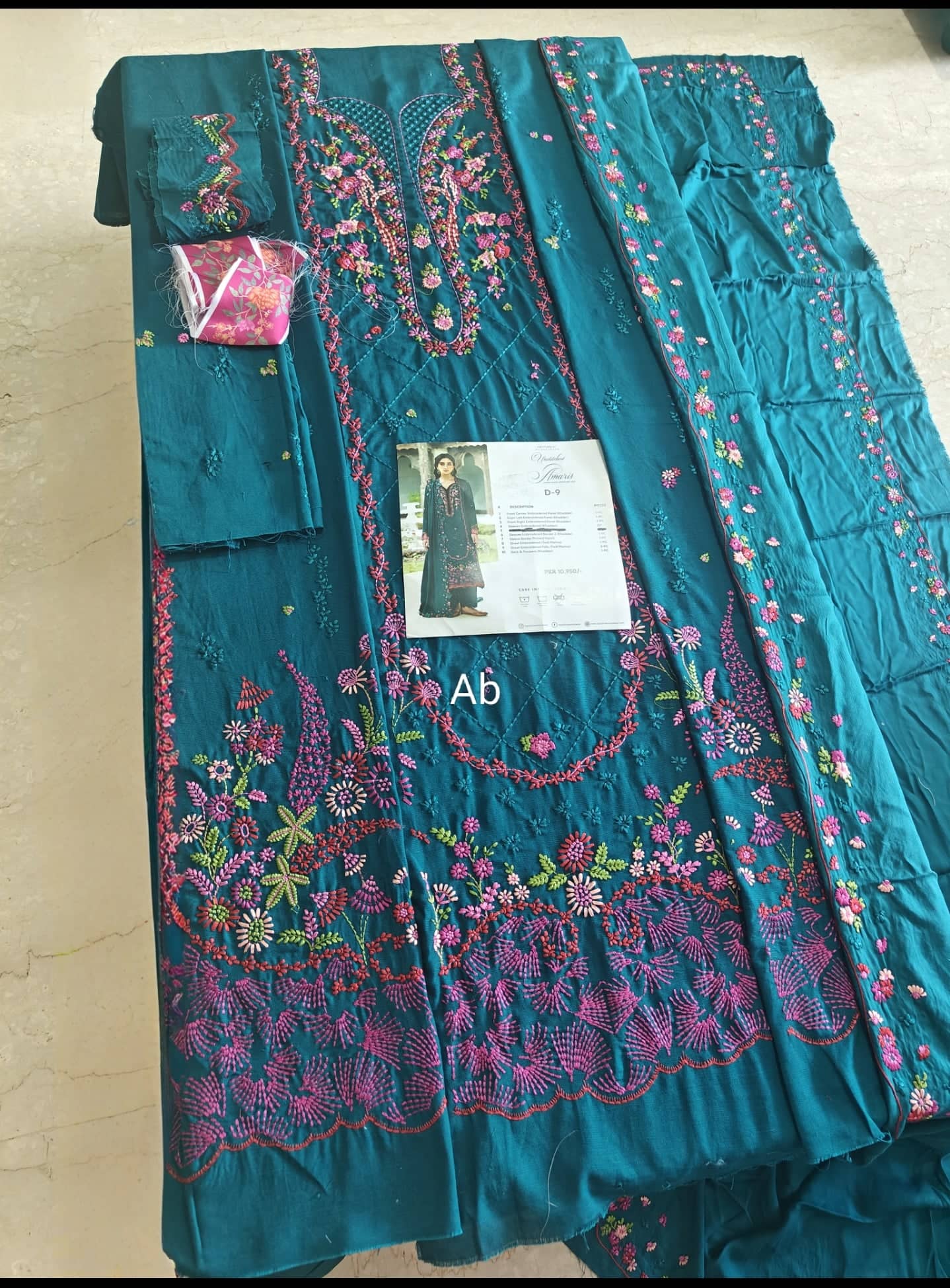 Open Pic/Republic Womens Wear Amaris/Winter/Teal/Khaddar