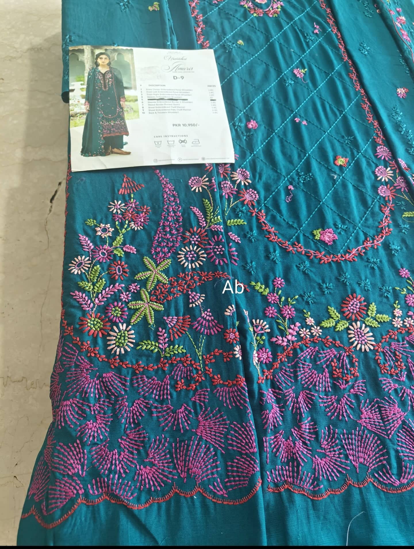 Open Pic/Republic Womens Wear Amaris/Winter/Teal/Khaddar