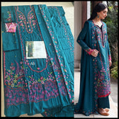 Open Pic/Republic Womens Wear Amaris/Winter/Teal/Khaddar