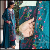Open Pic/Republic Womens Wear Amaris/Winter/Teal/Khaddar