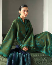 Republic Womens wear Winter Pakistani Suit Republic Womens Wear Amaris/Winter/Almira/Green/Khaddar