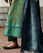 Republic Womens wear Winter Pakistani Suit Republic Womens Wear Amaris/Winter/Almira/Green/Khaddar