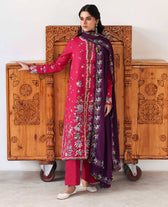 Republic Womens wear Winter Pakistani Suit Republic Womens Wear Amaris/Winter/Elaria/Multi/Khaddar