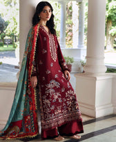 Republic Womens wear Winter Pakistani Suit Republic Womens Wear Amaris/Winter/Sienna/Oxblood/Karandi