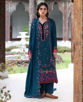 Republic Womens wear Winter Pakistani Suit Republic Womens Wear Amaris/Winter/Teal/Khaddar
