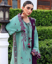 Republic Womens wear Winter Pakistani Suit Republic Womens Wear Amaris/Winter/Virella/Mint Green/Karandi