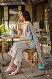 Roheenaz Ethereal Blooms/Ornella/Silk Dupatta