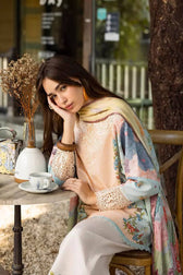 Roheenaz Ethereal Blooms/Ornella/Silk Dupatta