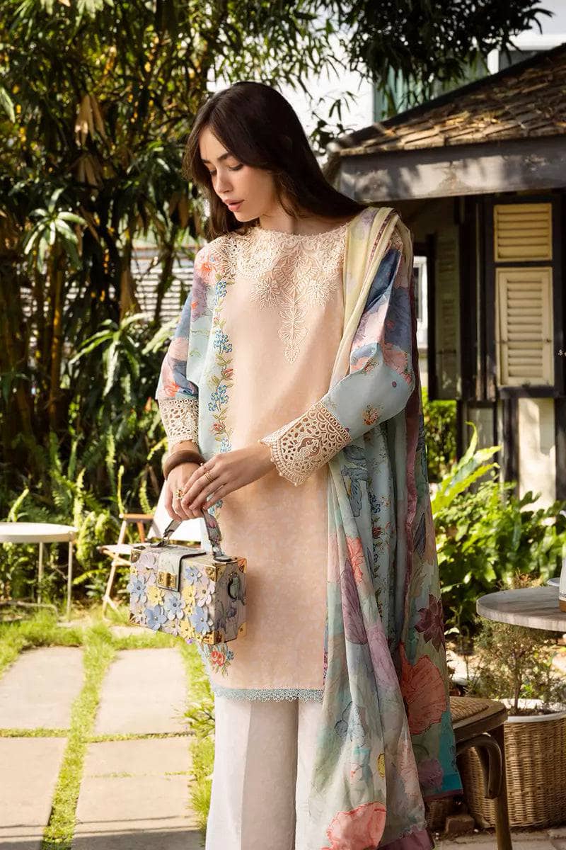 Roheenaz Ethereal Blooms/Ornella/Silk Dupatta