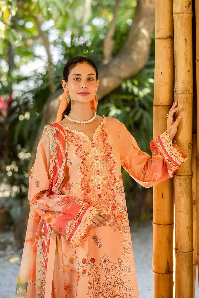 Roheenaz Ethereal Blooms/Zaria/Chiffon Dupatta